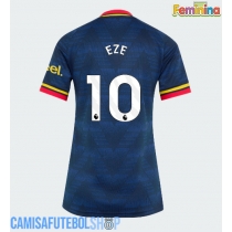 Camisa de time de futebol Arsenal Eberechi Eze #10 Replicas 2º Equipamento Feminina 2026-27 Manga Curta